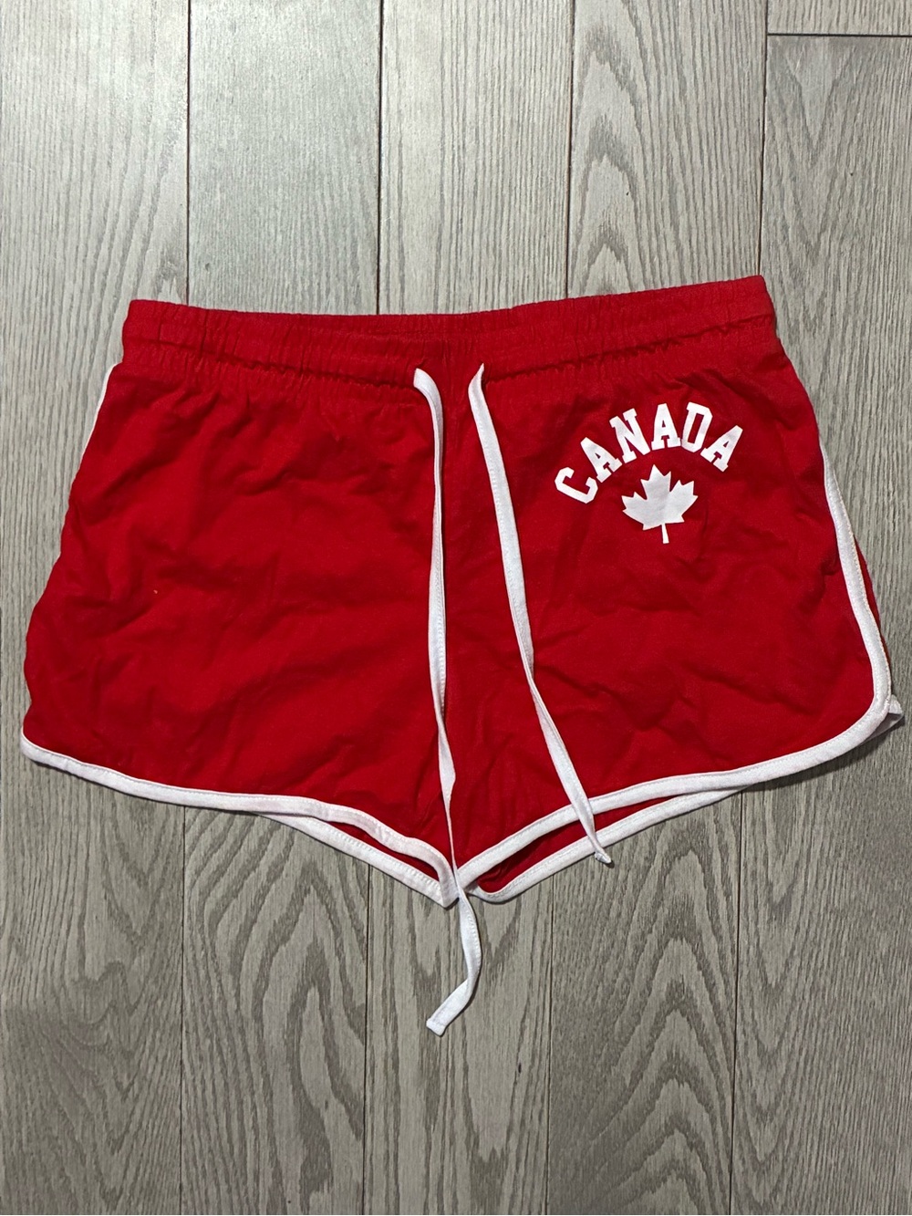 Urban Heritage Red Shorts with White Trim